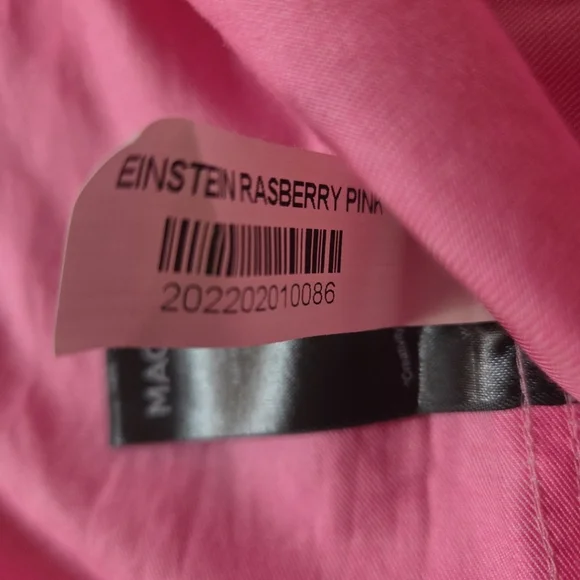 Maceoo Paris Men's "Einstein" Collection Oxfort Pink Shirt Sz 4/L 100% Cotton - Picture 11 of 14